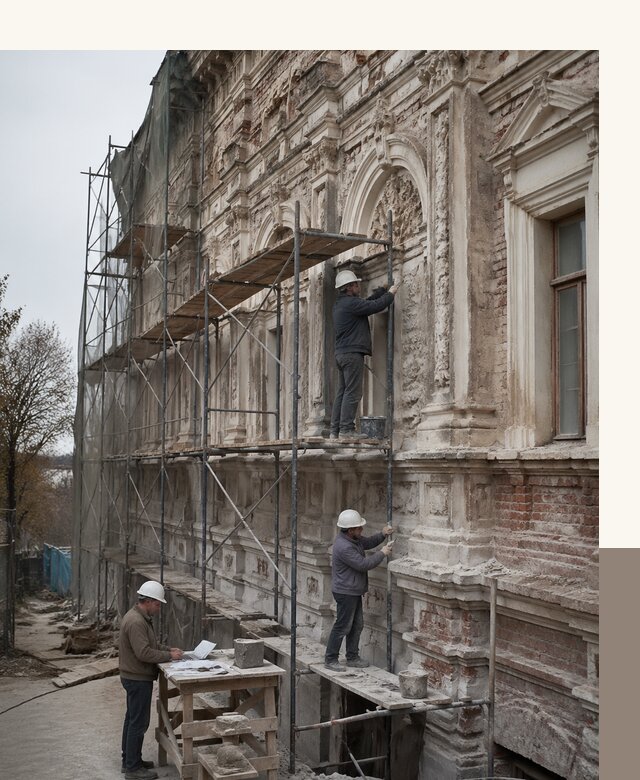 Реставрация объектов культурного наследия под ключ в Куйбышеве