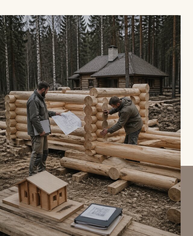 Проектирование и строительство домов из бревна в Куйбышеве